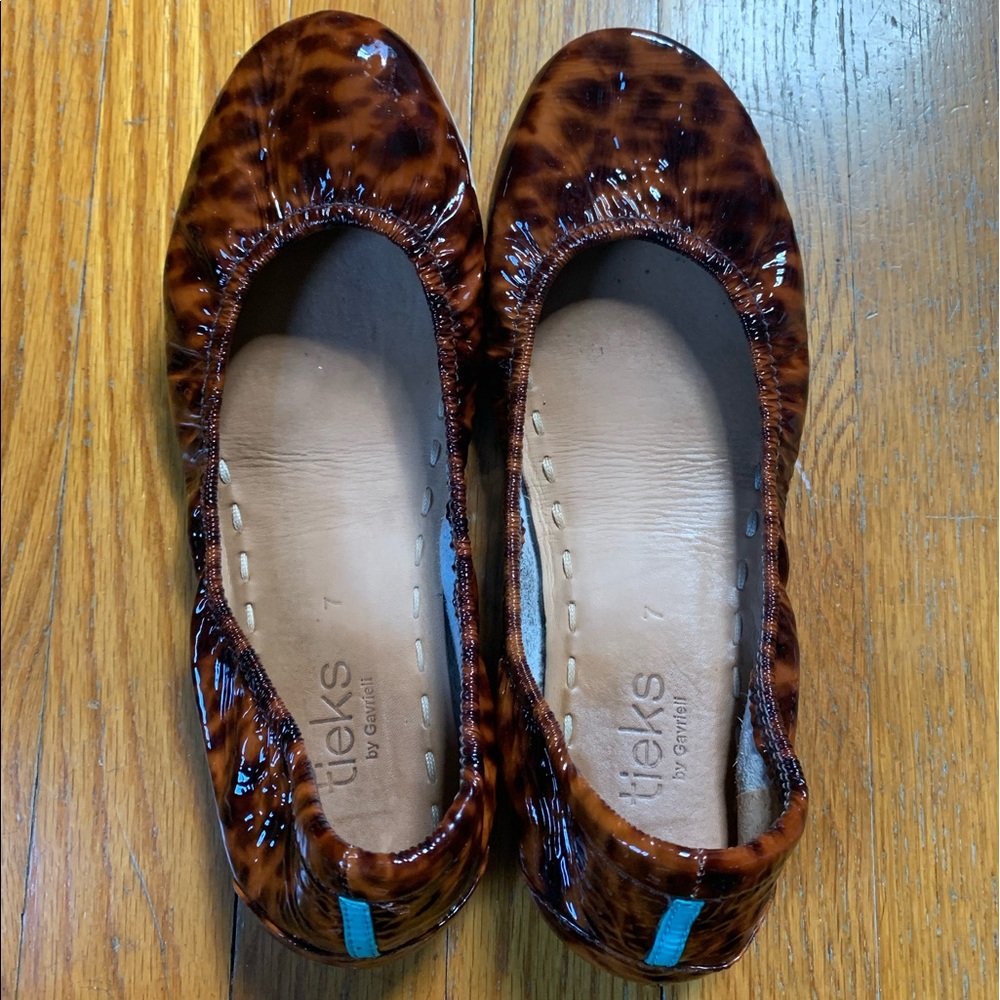 VGUC Tortoiseshell Patent Tieks